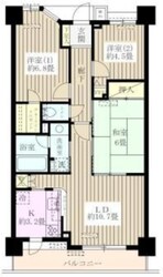 コスモ葛西臨海公園ロイヤルコートの物件間取画像